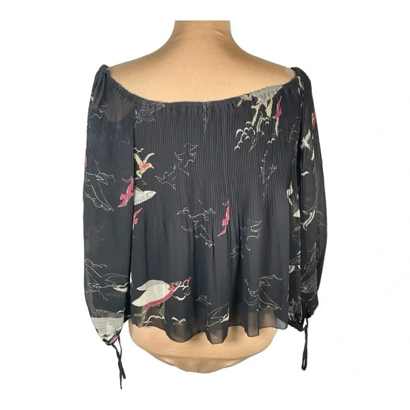 Aritzia Wilfred Talence Silk Blouse in Foulard XS - Picture 4 of 8